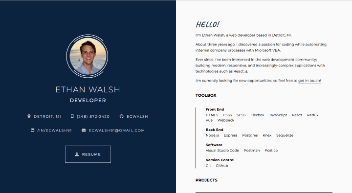 Portfolio Project